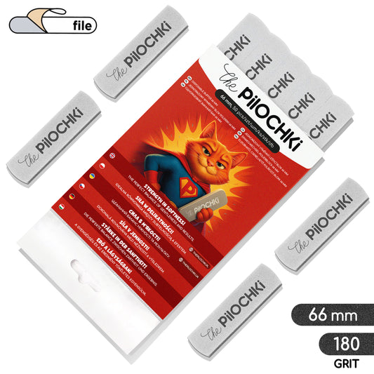 Wymienne buffery polerka 66 mm, szare, 120 grit, 50 szt. - ThePilochki